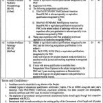 University of Child Health Sciences jobs 2022 - Assistant Professor Histopathology, Pathology